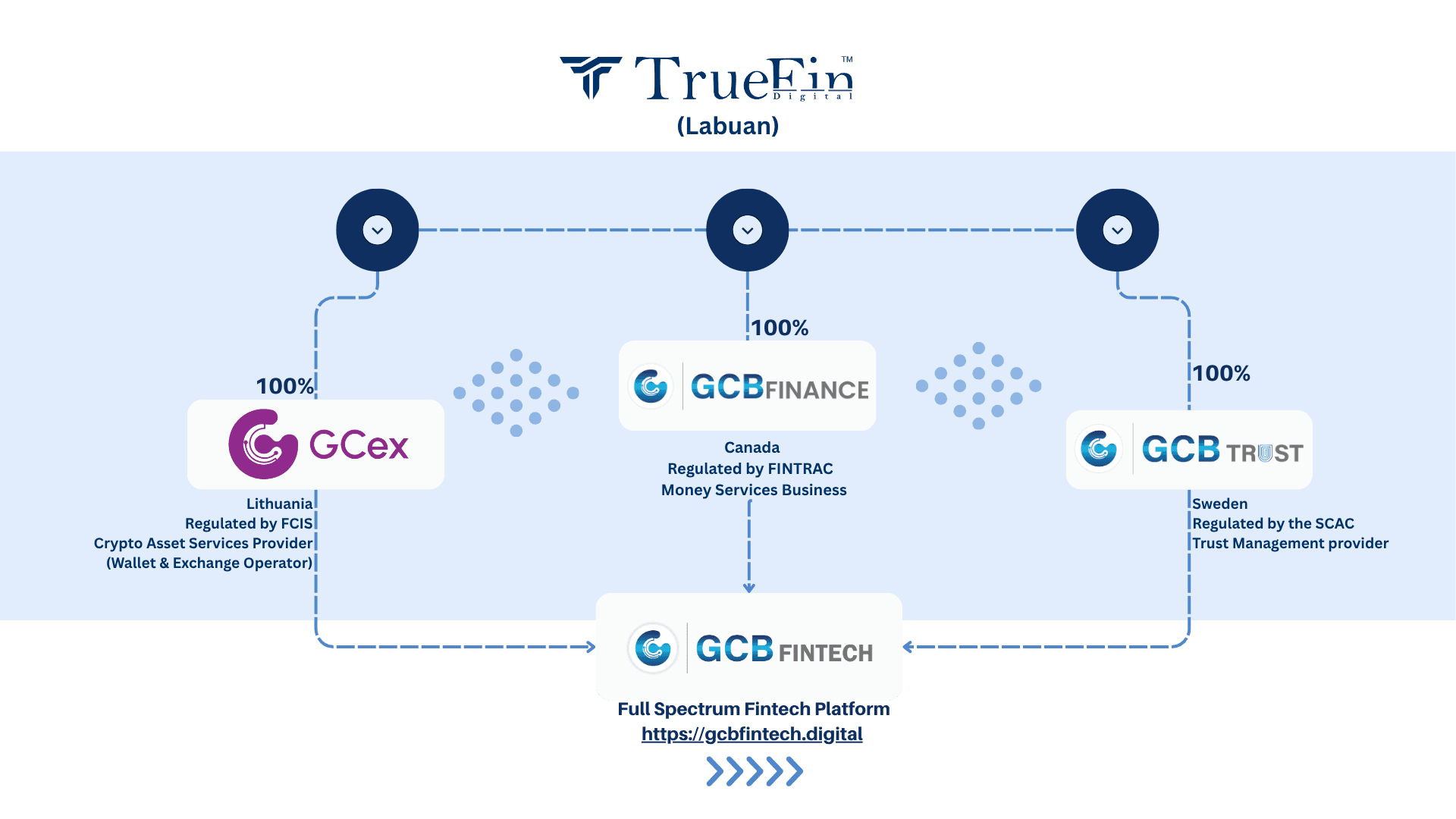 TrueFin Digital Ltd. (Labuan)Org Chart Diagram